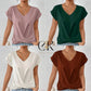 💥Last Day Sale 50% OFF👚Casual Short Sleeve Elegant V-neck Twist Tee
