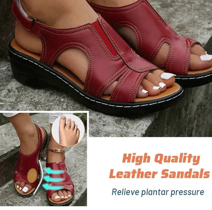 🔥49%OFF🔥Retro Wedge Heel Orthopedic Sandals