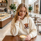 🐮Winter Hot Sale 50% OFF!!🎁Cute Highland Cow Cozy Fleece-Lined Hooded Sweatshirt