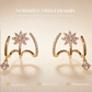 💎 Sparkling Claw Earrings for Women – Unique Claw Cuff, Dangling Gem & Versatile Style 🌟