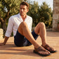 📢Last Day Promotion 70% Off!⏰Men's Breathable Soft Leather Outdoor Sandals With Latex footpads