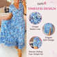 (💃Hot Sale - 49% OFF🔥Free Shipping)Floral Print V-neck Dress