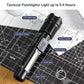 BIG SALE💥Outdoor lighting white laser flashlight with cob warning side work light