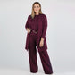 💞Hot Sale💞Elegant 3-piece Set Including Long Cardigan, Top and Pants