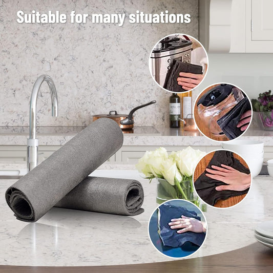 🔥Last Day 49% OFF-10 Counts Magic Cleaning Cloth, Reuseable Thickened Streak Free Magic Cleaning Wipes