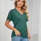 💕Big Promotion- 50% OFF🌷V-Neck Solid Color Loose Ladies Tops
