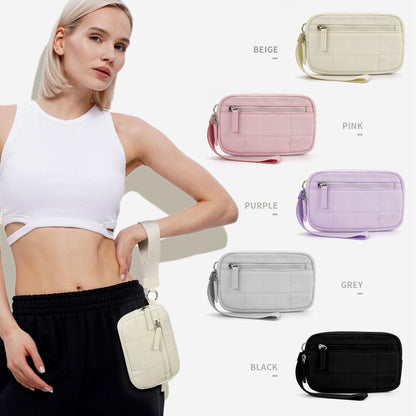 🔥Limited Time 50% OFF🔥Puffer Wristlet Wallet Fits Phone💜