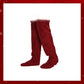 🏆Flash Sale⚡🏆#1 Best Seller ⏰ 💕PlushWarmth Cozy Knee High Long Socks For Christmas❄️🎅