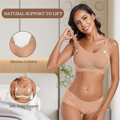 🏆LAST DAY SALE 49% OFF - Super firming bra | Women Wirefree Bras👍No more sagging breasts