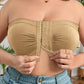 🔥Plus Size Strapless Front Buckle Breathable Bra