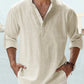 🔥Men's Cotton Linen Casual Long Sleeve Shirt