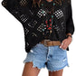 🥰Summer Sale-55% OFF💛Women's Bohemian-Inspired V-Neck Crochet Top