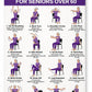 50% OFF🔥Tai Chi Chair Workout Chart for Seniors (16 x 24 inches)
