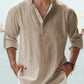 🔥Men's Cotton Linen Casual Long Sleeve Shirt