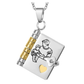 My Book Necklace for Daughter,Son or Lover, Birthday Day Gift Graduation Jewelry of Love