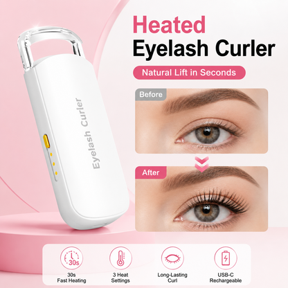 2026 NEW USB Rechargeable Heated Eyelash Curler