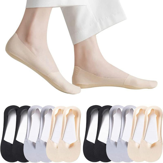 🔥Invisible Non-slip Ice Silk Socks