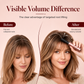 Add Crown Volume Instantly! Cordless Heated Bangs Styling Comb