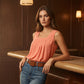 📢📢50% OFF !! ⏰Women's Square Neck Sleeveless Vest T-Shirt