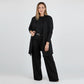 💞Hot Sale💞Elegant 3-piece Set Including Long Cardigan, Top and Pants