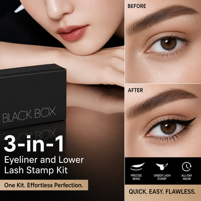 ✨3‑in‑1 Eyeliner & Lower Lash Stamp Kit – Stamp perfect wings & lashes in seconds. Waterproof, smudge‑proof. Beginner-friendly! 👁️🖌️