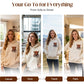 🐮Winter Hot Sale 50% OFF!!🎁Cute Highland Cow Cozy Fleece-Lined Hooded Sweatshirt