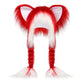 ⚡ Flash Sale 50%OFF – Fluffy Cat Ear Hat | Halloween & Christmas Cozy Plush Headwear