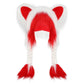 ⚡ Flash Sale 50%OFF – Fluffy Cat Ear Hat | Halloween & Christmas Cozy Plush Headwear