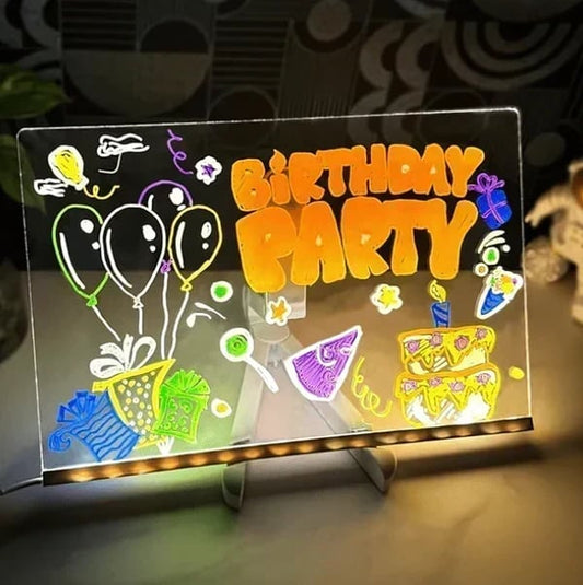 ✨HOT SALE 50%OFF!⏳🎨Luminous Led Drawing Board For Children