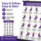 50% OFF🔥Tai Chi Chair Workout Chart for Seniors (16 x 24 inches)