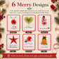 🎄 LAST DAY – 50% OFF🧵Merry & Bright Christmas DIY Kit (6 pcs)