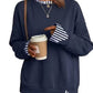 👚 2026 Autumn Hot Sale 49% OFF!✨ Women's Loose Faux Two‑Piece Sweatshirt