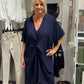 💖Limited Sale 50% OFF 💖Women's V-Neck Irregular Loose Dress