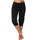 🥳SUMMER HOT SALE - 50% OFF! 🔥Drawstring Waist Cropped Sweatpants for Lounging 🏠💤