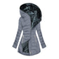 🔥❄️HOT SALE 49%🧥 Women's Hooded Mid-Length Winter Coat with Plush Lining