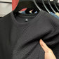 📢📢50% OFF !! ⏰Ice Silk Men's Sculpted Weave Crew Neck Tee