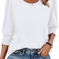 🔥HOT SALE 60% OFF🔥Women’s Casual Three-quarter Sleeve Blouses