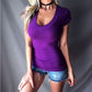 📢📢50% OFF !! ⏰Women's Summer Deep V Neck Slim Tops