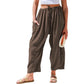 💥Summer Hot Sale 49% OFF☀️Women's Linen Wide Leg Pants with Pockets