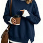 👚 2026 Autumn Hot Sale 49% OFF!✨ Women's Loose Faux Two‑Piece Sweatshirt
