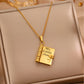 My Book Necklace for Daughter,Son or Lover, Birthday Day Gift Graduation Jewelry of Love