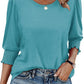 🔥HOT SALE 60% OFF🔥Women’s Casual Three-quarter Sleeve Blouses