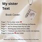 🎅Christmas Sale 54% OFF💥My Book Necklace for Daughter,Son or Lover, Birthday Day Gift Graduation Jewelry