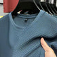 📢📢50% OFF !! ⏰Ice Silk Men's Sculpted Weave Crew Neck Tee