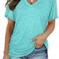 💕Hot Sale - 49% OFF🌷V-Neck Solid Color Loose Ladies Tops