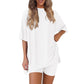 🌞Summer Hot Sale 💞-Women's Summer Casual loose T-shirt and Pants Two-pieces Set