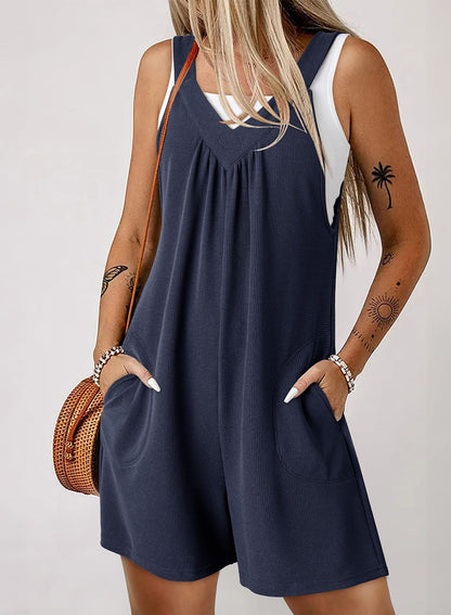 💖LAST DAY SALE 50% OFF💖Women's Elegant V-Neck Romper