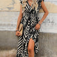 🎉Last Day Promotion 50% OFF💃Women's Elegant Printed V-Neck Dresses