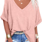📢Summer Hot Sale 50% OFF⏰Women's Casual Loose V-Neck Top