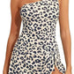 ⛱️Last Day Sale 49% OFF🔥Women One Piece Swim Dress One Shoulder Swimsuit With Skirt